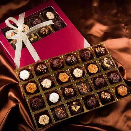 Valentines Day Premium Handmade Chocolate Collection in Gift Tin - CY2201V  | A Gift Inside