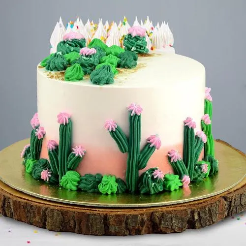 Jungle Theme Tier Cake - Dough and Cream