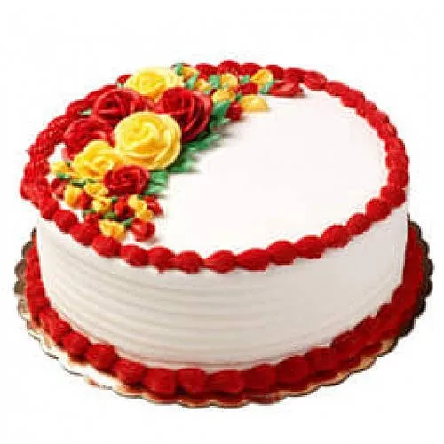 Fuchsia Pink Anniversary Cake | Order Romantic Anniversary Cakes Online –  Kukkr