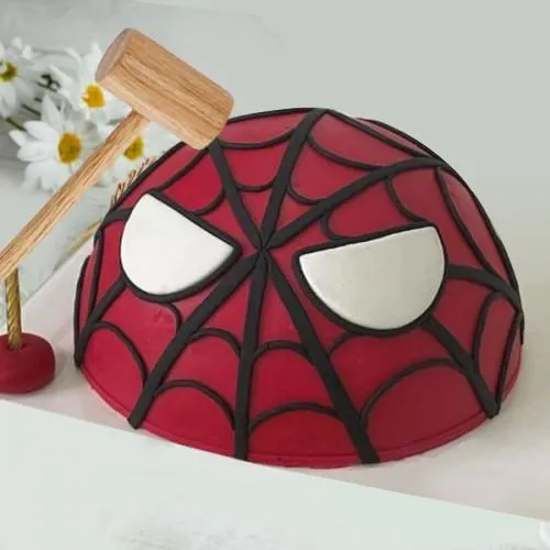 Online delectable spiderman pinata cake for kids to Pune, Express Delivery  - PuneOnlineFlorists