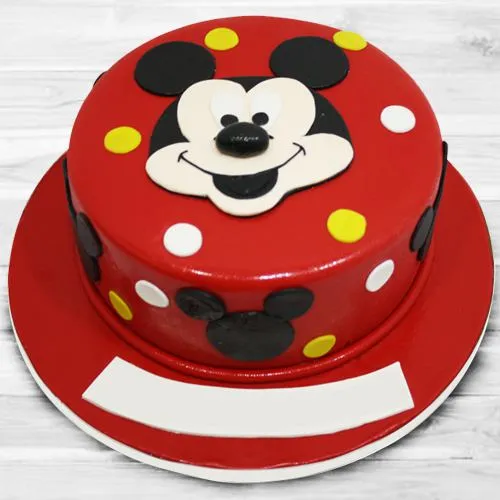 Mickey Mouse Train Theme Cake 1 Tier - Cake Square Chennai | Cake Shop in  Chennai