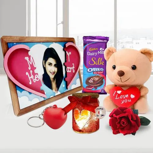 SFU E Com Valentines Day Chocolate Gift Hamper | Valentine's Day Gift Combo  for Him, Her, Husband, Wife, Loved Ones, Girl Friend | Valentine Special  Teddy Bear | Valentine Chocolate Hamper | 1031 -