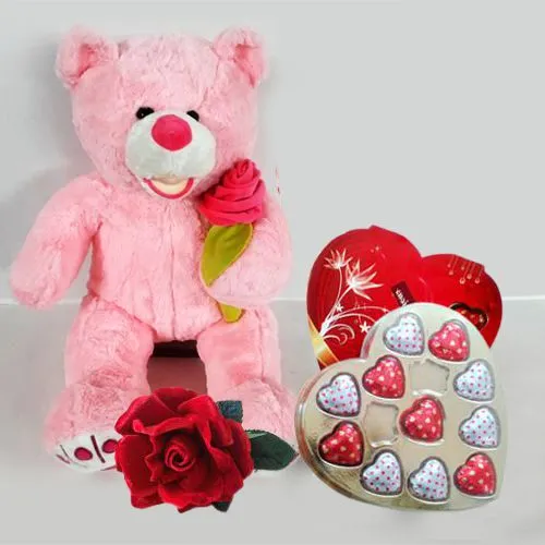 All My Love Valentine Chocolate & Teddy Bear Gift Set | Teddy bears  valentines, Teddy bear gifts, Bear valentines