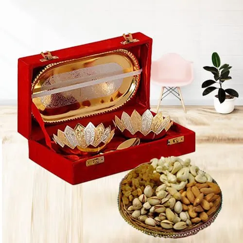 Assorted Dry Fruits Gift Pack, Tin, Packaging Size: 5 Kg at Rs 250/pack in  Meerut