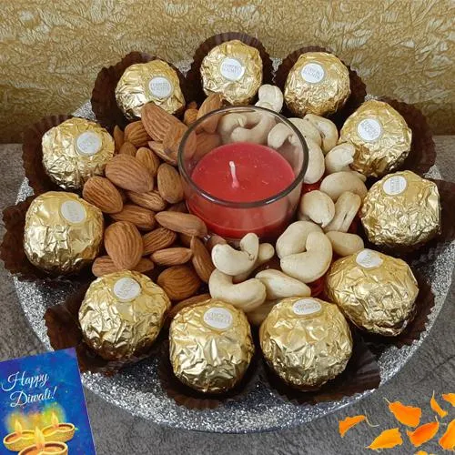 Diwali Dry Fruits Gift Box: Gift/Send Diwali Gifts Online JVS1190542  |IGP.com