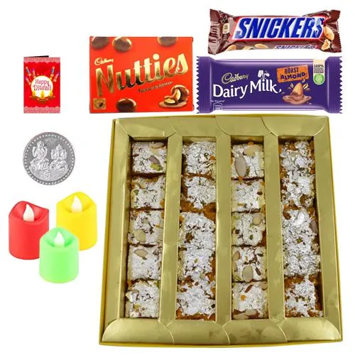 Signature Diwali Gift Box - 16 Artisan Diwali Sweets | Chocobrosia