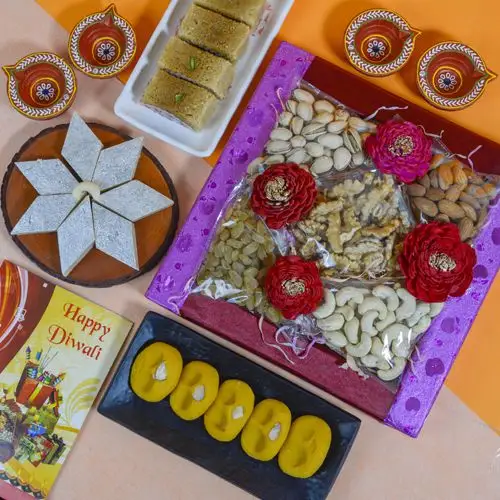 Buy/Send Diwali Delights Platter Online- FNP