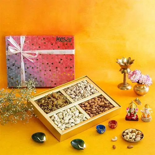 Buy BB Royal Diwali Dry Fruit Gift Box - Round 350 Online at Best Price of  Rs null - bigbasket