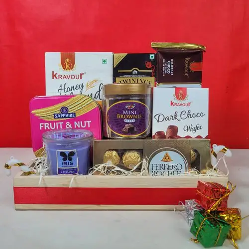 There's Always Time for Tea Gift Basket Calgary Gift Baskets By Design -  Calgary Gift Baskets by Design