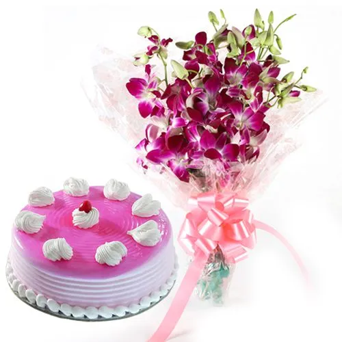 Order 12 Red Roses Bouquet with Red Ribbon Ube Mousse Cake to Manila  Philippines