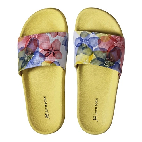 Ladies outlet floral sliders