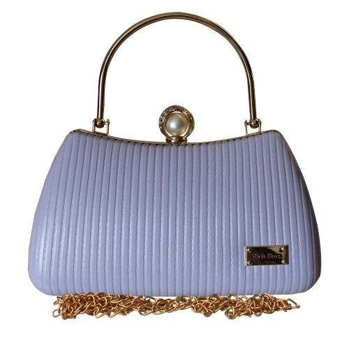 A stylish clutch bag with a unique and modern design on Craiyon