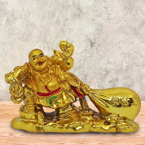 Buy Global Grabbers Polyresin Sitting Buddha Idol Statue Showpiece for Home  Decor Decoration Gift Gifting Items-GRE1_WT-BS2-(00), Green Online at Low  Prices in India - Amazon.in