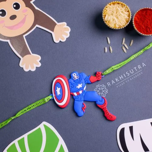 Astonishing Captain America Rakhi