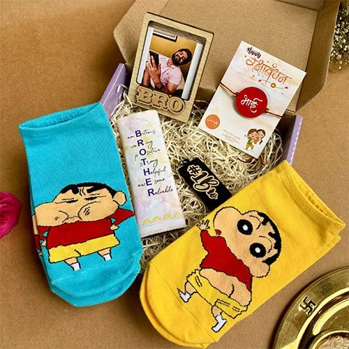 Premium Personalized Bhai Rakhi Gift Combo