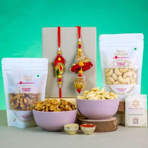 Festive Love  Rakhi  N  Nut Assortment