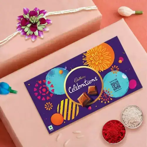 Assorted Cadbury Chocolate Pack with a Cadbury Celebration Gift Pack to  India | Free Shipping